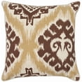 thumbnail image 3 of SAFAVIEH Lucy Abstract Pillow, 22" x 22", Almond, Set of 2, 3 of 4