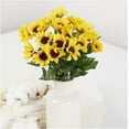 thumbnail image 4 of 4pc Silk Sunflower Bushes - for Fall Decor - Factory Direct Craft, 4 of 5