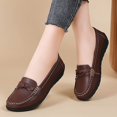 thumbnail image 2 of Mepaouo Penny Loafers for Women Classic Driving Walking Moccasins Business Casual Slip on Flat Shoes, 2 of 7