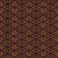 thumbnail image 1 of Ahgly Company Machine Washable Indoor Square Transitional Mahogany Brown Area Rugs, 5' Square, 1 of 7