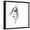 Black Frame, variant on Art.com Girl Face Symbols Art Print by Irina QQQ, 24" x 24"