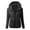 Black, variant on Vinsonshop Fleece Hoodie Womens Jacket with Hood Womens Fleece Jacket Womens Fleece Zip Up Jacket Warm Jackets for Women Plain Hoodies for Women Hoodies with Zipper Black L