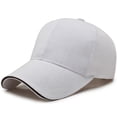 thumbnail image 2 of MKKAS Men’s Long Brim Baseball Cap Hat, Adjustable Outdoor Sports Sun Protection Hat for Fishing and Hiking, White, Baseball Cap Hat, Long Brim, 2 of 4