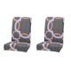 thumbnail image 1 of Ruifaya Juego de 2 fundas para sillas de comedor Lttoisl, funda elástica estampada para silla de comedor, funda protectora de silla de cocina de licra extraíble y lavable, protector de asiento para, 1 of 7
