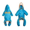 thumbnail image 2 of Dsseng Combinaison Imperméable Réfléchissante Bord Transparent Couverture Complète pour Animaux de Compagnie pour Extérieur avec Capuche Imperméable pour Chien, 2 of 9