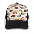 thumbnail image 3 of Naloa Submarines Adult adjustable Print Baseball Hat, Patchwork curved brim baseball capfor Men and Women, One Size, 3 of 5