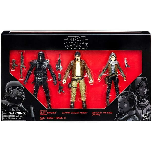 Star Wars Black Series Death Trooper Captain Cassian Andor Sergeant Jyn Erso Action Figure Walmart Com Walmart Com