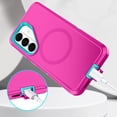 thumbnail image 5 of I-HONVA For Samsung Galaxy S26 Case,Magnetic 3-Layer Military Grade Drop Protection Anti-Slip Rugged Shockproof Dustproof Protection Phone Case,Rose Green, 5 of 7