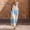 Sky Blue, variant on Morttic Women's Striped Color Block V-Neck Sleeveless Maxi Dress – Loose Fit, Pockets, Summer Vacation & Daily Wear Pink，M