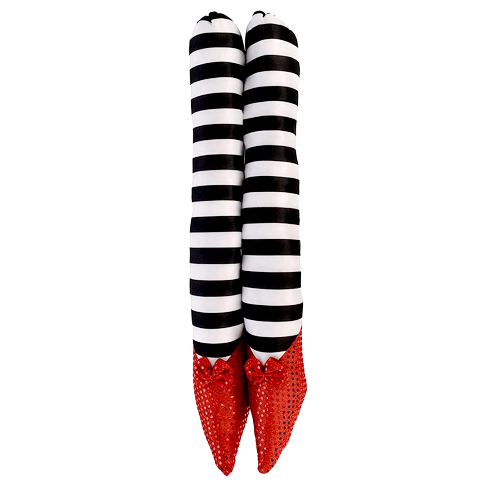 2PCS Wicked Witch Legs Feet Red Shoes Stuffed Party Prop for Halloween  Outdoor Indoor Yard Decor 