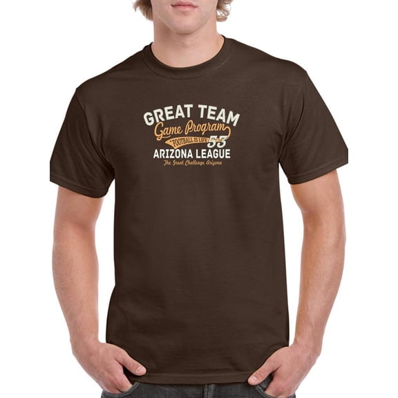 Great Team Game Program T-Shirt Men -Image by Shutterstock, Male XX-Large