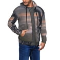 thumbnail image 2 of Goofa Black Dragon Cliff Dawn Pattern Mens Full-zip Hoodie, Zip-up Pullover Hooded Sweatshirt, Kangaroo Pocket Hoodie Ideal for Daily Wear, Travel, and Home-X-Large, 2 of 5