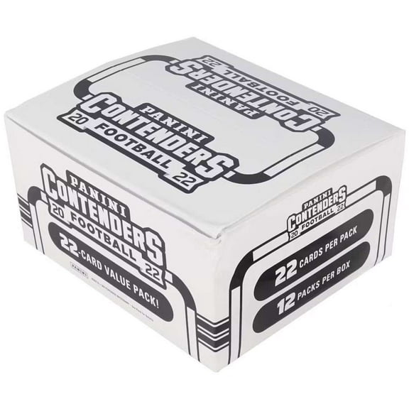 NFL Panini 2022 Contenders Football Trading Card VALUE Box (12 Packs)