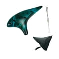 thumbnail image 3 of Ocarinas de 12 agujeros, instrumento musical profesional con cordón, instrumento de ocarina para Azul, 3 of 9