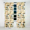 thumbnail image 2 of Designart "Elegance Of Danish Modern Design" Midcentury Blackout Curtain Single Panel, 2 of 4