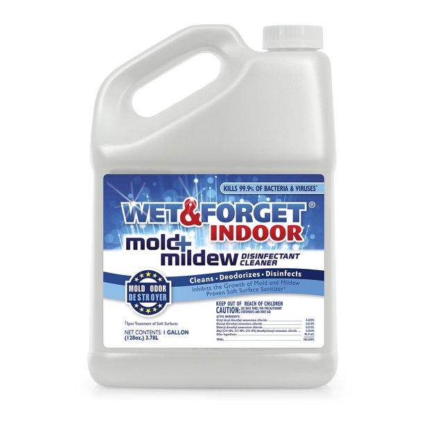 Wet & Indoor Mold + Mildew Disinfectant Household Cleaner, 1
