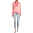 thumbnail image 4 of Time and Tru Women's Quarter Zip Sweatshirt, 4 of 5