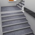 thumbnail image 1 of Feltree 7-Piece Horizontal Striped Stair Mats, Non-Slip Absorbent Sound Insulating Carpet for Household Stair Steps, 30x8 Inches, 1 of 8