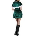 thumbnail image 4 of Christmas Costumes for Women Elegant For Holiday Party Masquerade Performance Festive Green Attire Christmas Dress, 4 of 5