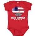 thumbnail image 3 of Inktastic Proud Military Grandson Us Flag Boys Baby Bodysuit, 3 of 5