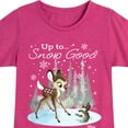 thumbnail image 3 of Disney Bambi - Christmas - Up To Snow Good - Toddler & Youth Girls Short Sleeve Graphic T-Shirt, 3 of 5