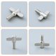 thumbnail image 3 of unbranded 10Ud Tornillos Sujetadores De Platillo Para Batería Material Aluminio Plata, 3 of 8