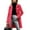 Hot Pink, variant on Lovzfmll Women's Trench Coat, Notch Lapel Long Sleeve Thickened Wool Mid-Length Hot Pink, L