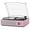 Purple Pink, variant on UniVerse Record Player with Speakers Belt-Driven Vintage Turntables 3 Speed 3 Size Wireless Bluetooth Playback AUX-in RCA Out Headphone LP Vinyl Players Auto Stop Purple Pink