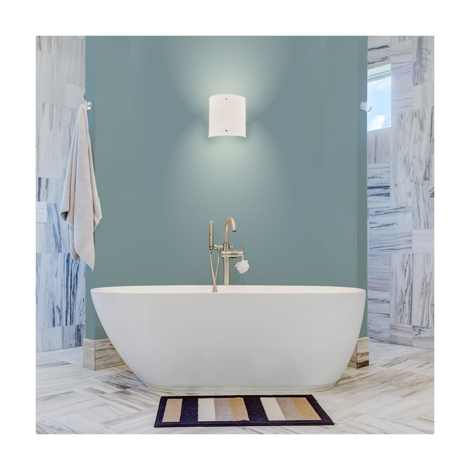 Grafton Integrated LED Wall Sconce, Satin Nickel – Design House, WM557857