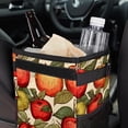 thumbnail image 6 of Fruit Foldable Car Trash Bin with Lid, Leak-proof Mini Trash Can for Car, Hanging Storage Bag Included, 6 of 6