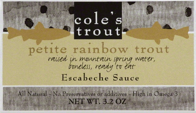 Coles Trout Rainbow Trout, Petite, Escabeche Sauce by Cole'S