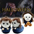 thumbnail image 2 of Horror Halloween Michael Myers Phunny Plush Doll 25CM Soft Cartoon Cosplay Plush Toy Character Halloween Room Decor Gift, 2 of 5