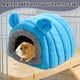 thumbnail image 5 of Hámster, erizo, conejillo de indias, cueva, cama, nido, escondite, jaula para animales pequeños, suministros para casa cálida, 5 of 7