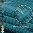 thumbnail image 3 of Housse de Canapé Extensible Élastique 3 Places, 1 Pce (Bleu Paon, Grand), 3 of 6
