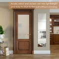 thumbnail image 5 of 4/8Pcs Acrylic Mirrors Set Self Adhesive Mirror Tiles 2mm Thick Flexible Unbreakable Mirror Sticker Square Mirror Wall Stickers, 5 of 9