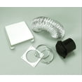 thumbnail image 1 of Splendide Clothes Washer/Dryer Vent Installation Kit VID403A Clothes Washer/Dryer Vent Installation Kit; Used For Splendide Clothes Dryer Part Number TVM63X; White; Deluxe Type, 1 of 4