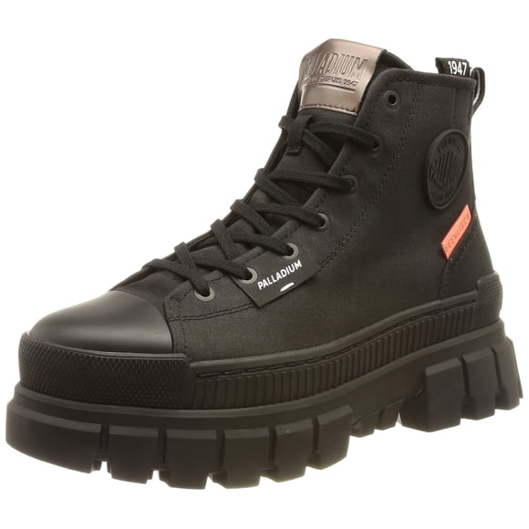 Palladium Boots Women's Revolt Hi TX Boots, Black/Black, 6