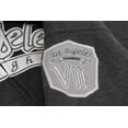 thumbnail image 5 of Men's Athletic Los Angeles Varsity Sherpa Fleece Lined LA Zip Up Hoodie Jacket (Grey, 2XL), 5 of 7