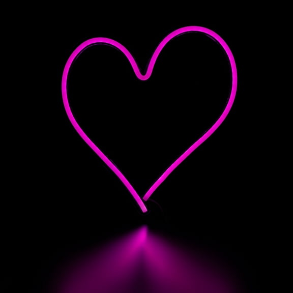 Northlight LED Heart Neon Lighted Wall Art - 13.5" - Pink