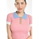 thumbnail image 4 of Blusa de canale tipo polo Roman Fashion /Juvenil, 7281 (Rosa) rosa CH, 4 of 5