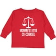thumbnail image 3 of Inktastic Lawyer Mommy Little Co Counsel Boys or Girls Long Sleeve Toddler T-Shirt, 3 of 5