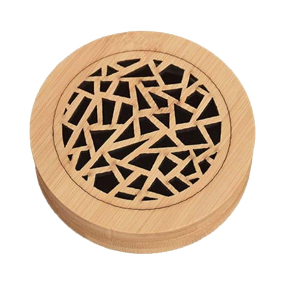 Caja de quemador de fragancia de madera, decoración para centro de mesa, regalo de Año Nuevo, porta fragancia D