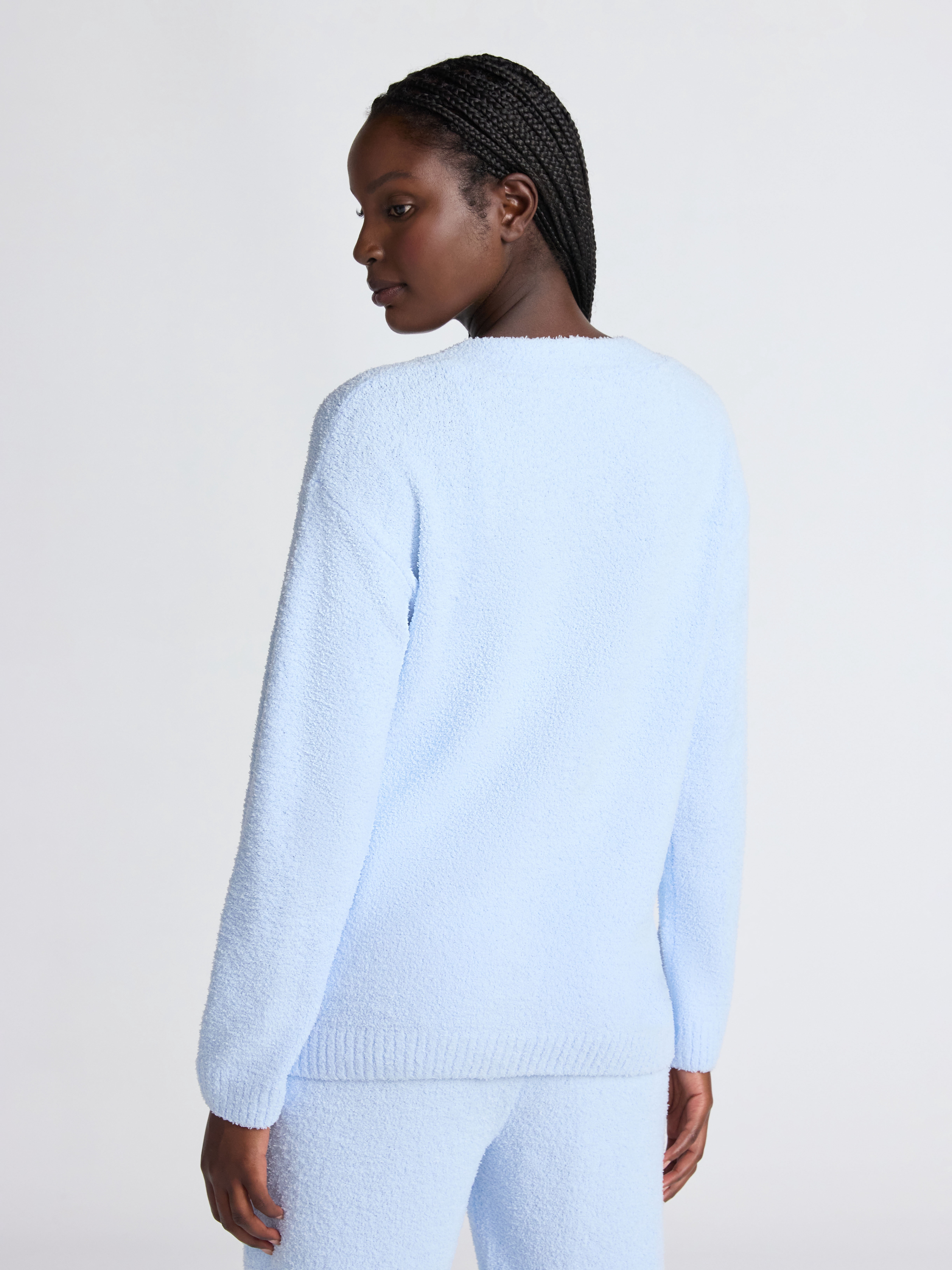 Joyspun Women's Fuzzy Front Pocket Cardigan, Sizes XS-3X