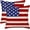 F2 Us Flag, variant on Happy Valentine‘s Day Throw Pillow Covers Set of 2 18x18 Inch Vintage Wood with Love Heart Red Stripes Cupid Arrows Pillow Cases Cotton Linen Valentine‘s Day Home Decor Couch Cushion Cover
