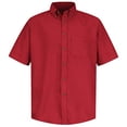 thumbnail image 4 of Red Kap Men's RK Poplin Dress Shirt, Red, SS L, 4 of 8