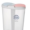 thumbnail image 4 of Xingzhi Boîte de Rangement en Plastique Compartimentée Transparente Sans BPA 2500ml Ovale, 4 of 8
