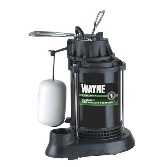 WAYNE SPF50 1/2 HP Thermoplastic Sump Pump with Integrated Vertical Float Switch