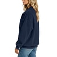thumbnail image 6 of Horkkom Zip Up Jackets for Women Long Sleeve Solid Color Corduroy Jacket Casual Loose Collared Jacket with Pockets XL, 6 of 9