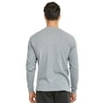 thumbnail image 2 of Men's Heavyweight Cotton Long Sleeve Thermal Top, Heather Grey XL, 1 Count, 1 Pack, 2 of 4