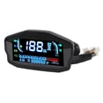 thumbnail image 1 of Digital Motorcycle Speedometer RPM Gauge, Odometer Tachometer DC812V, Replacement for  1 2 4 Cylinders, Clear Numbers Readable Day Night, Impact Resistant ABS Materials, Easy, 1 of 7